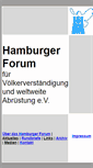 Mobile Screenshot of hamburgerforum.org